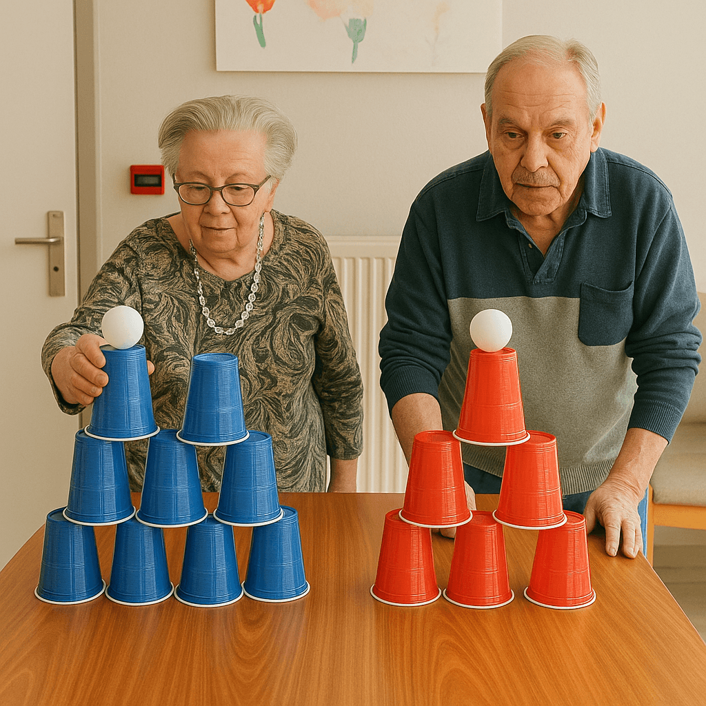 Animation, jeu fun  pour sénior.