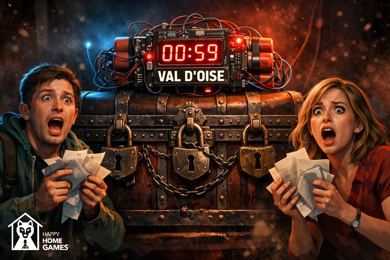 Escape game déminage dans le Val-d'Oise