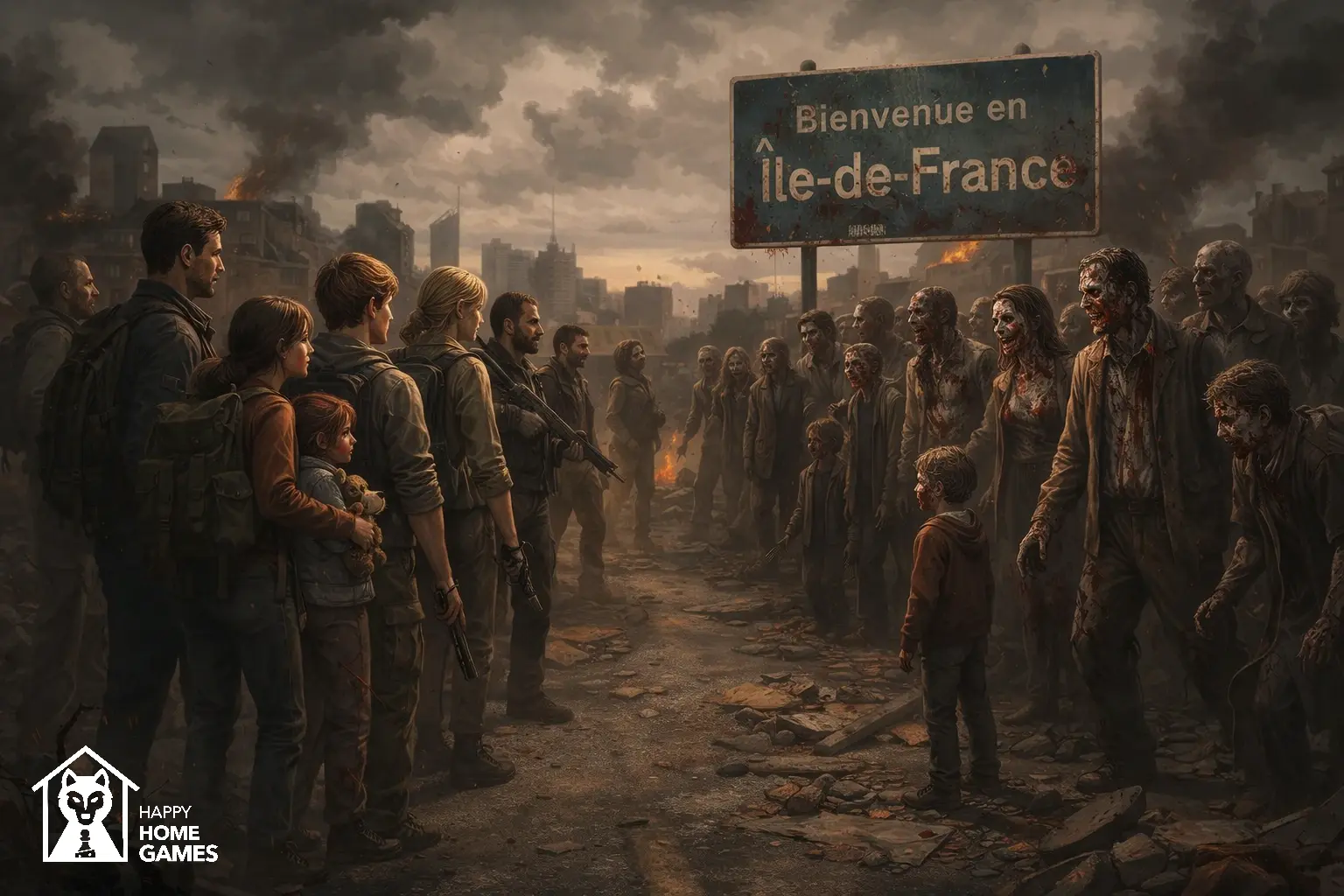 Scénario escape game zombie en Île-de-France par Happy Home Games